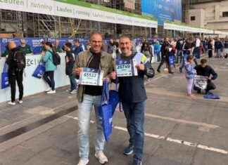 Von der Brieffreundschaft zum gemeinsamen Marathon: Die Geschichte, die mit einem Stück Berliner Mauer begann news-28092024-203832