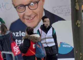 Aktionstag Linke Berlin-Lichtenberg: Wahlkämpfer beschädigen CDU-Plakat aktionstag-linke-berlin-lichtenberg-wahlkmpfer-beschdigen-cdu-plakat