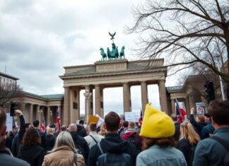 Berlin erlebt einen Tag voller politischer und kultureller Ereignisse Berlin is experiencing a day full of political and cultural events.