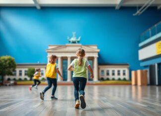 Berlin startet neues Programm zur Förderung der Fitness in Schulen Berlin is launching a new program to promote fitness in schools.