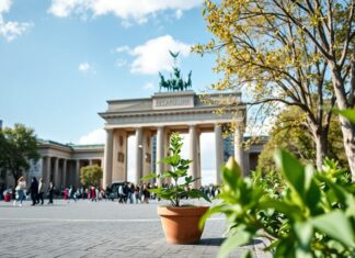 Berliner Initiativen fördern Gemeinschaft und Nachhaltigkeit Berlin initiatives promote community and sustainability.