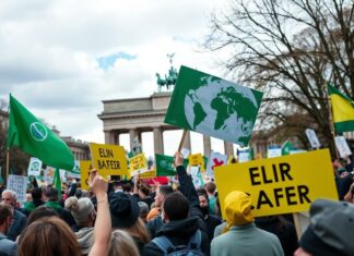 Berliner Klimaproteste: Tausende fordern dringende Maßnahmen gegen den Klimawandel Berlin climate protests: Thousands demand urgent measures against climate change
