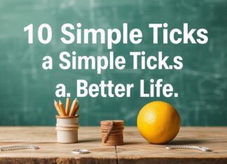 10 einfache Tricks für ein besseres Leben – täglich umsetzen! 10 Simple Tricks for a Better Life – Implement Daily!